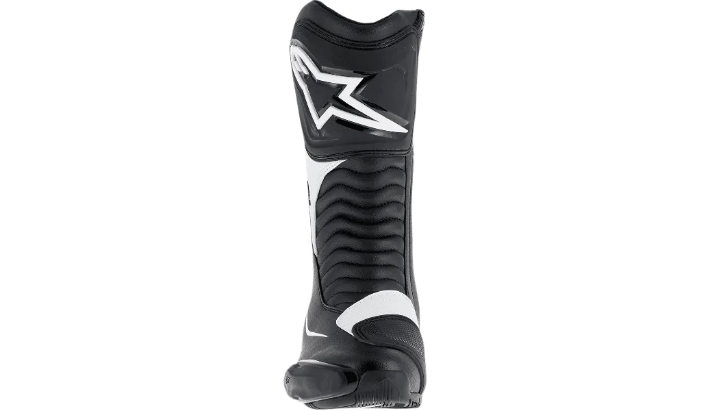 Alpinestars SMX S Black/White Boots - Size US 7.5 / Euro 41 - USED