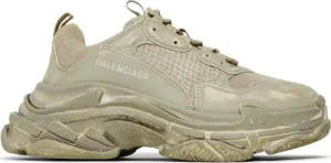 Balenciaga Wmns Triple S Sneaker Light Beige Faded, cream