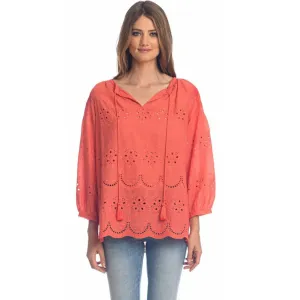 Brenna Coral Top