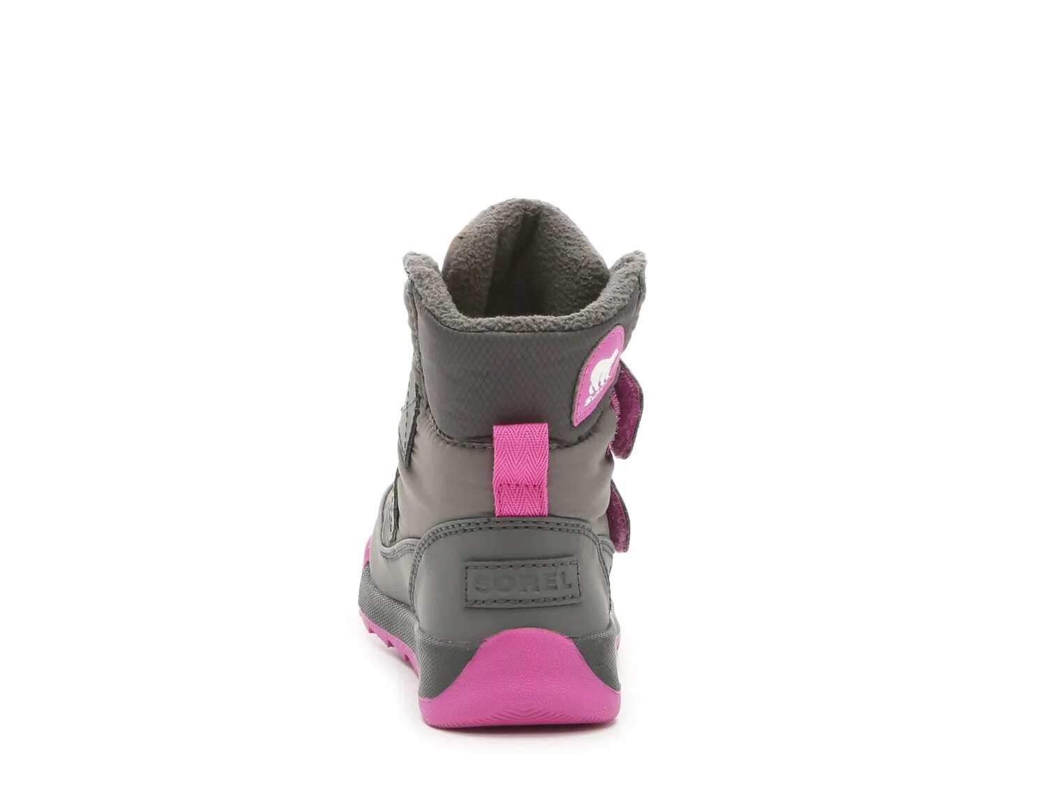 Children's boots Sorel Whitney II with strap, gray