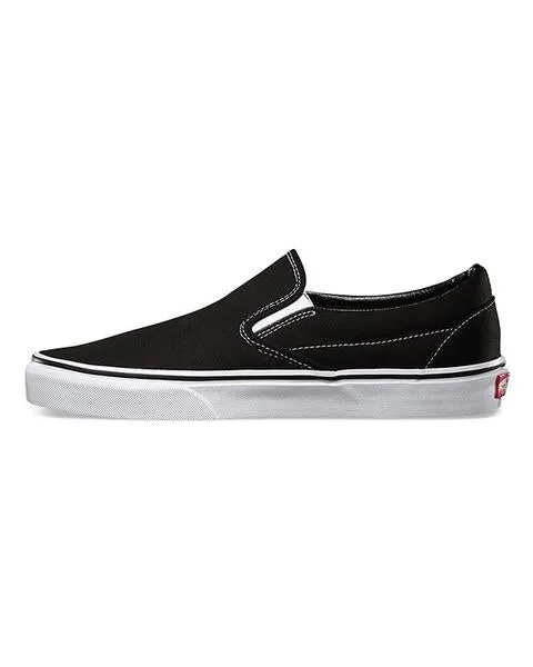 Classic Slip-On Shoes - Black