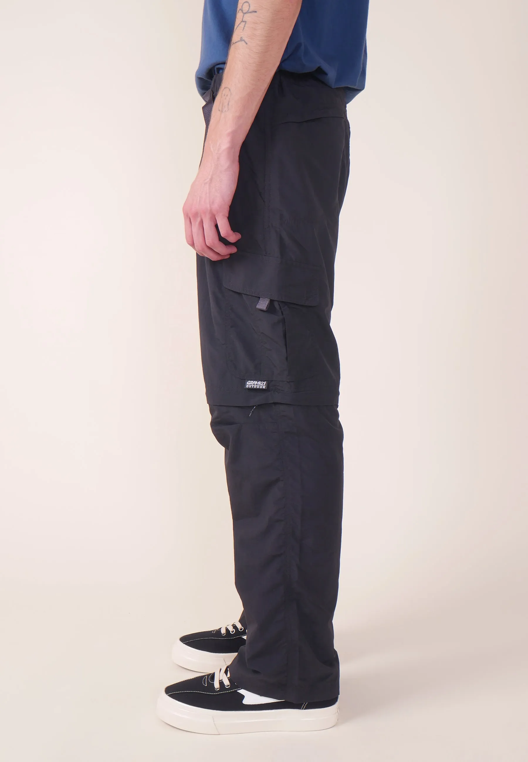 Convertible Micro Ripstop Pant - Black