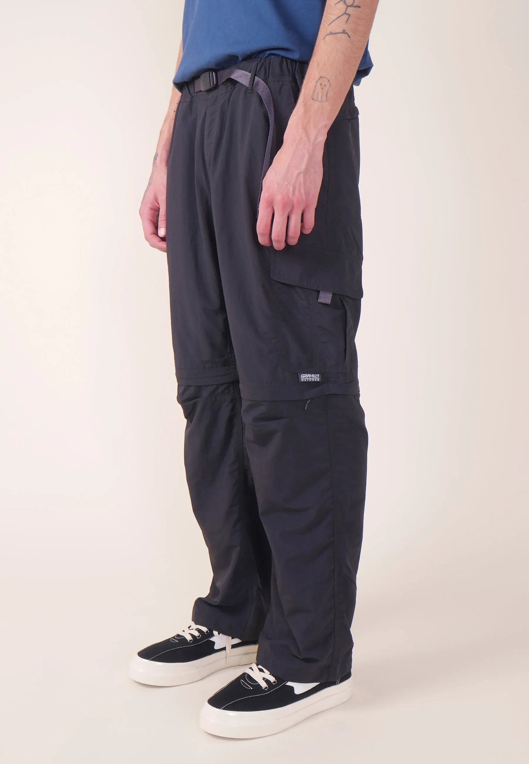 Convertible Micro Ripstop Pant - Black