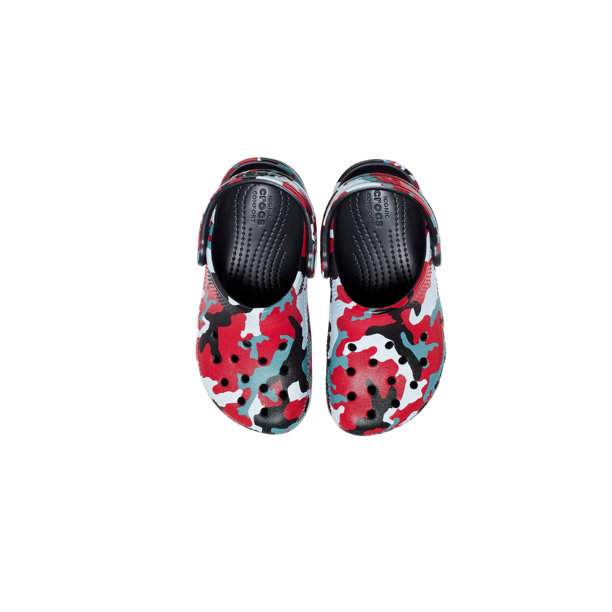 Crocs Toddler Classic Camo Clog Black/Red