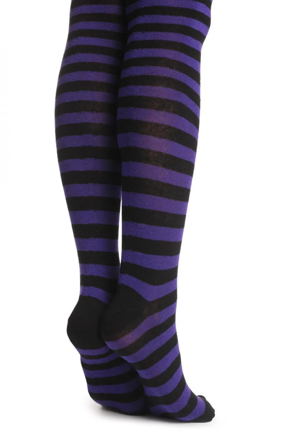 Dark Purple & Black Stripes