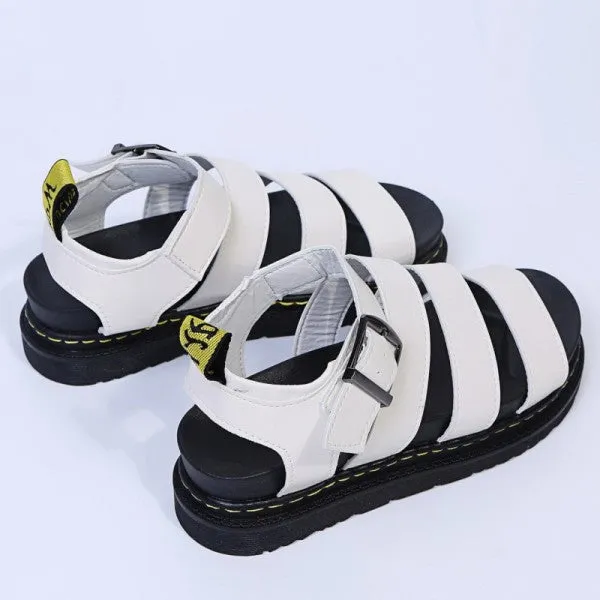 deanwangkt - White Casual Patchwork Solid Color Round Comfortable Out Door Shoes