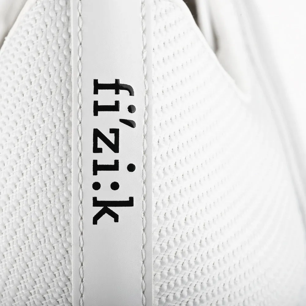 Fizik Vento Aeroweave Powerstrap Road Carbon Cycling Shoes - White