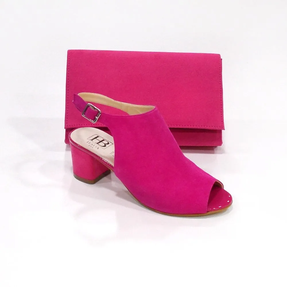 HB B692 Fushia Suede