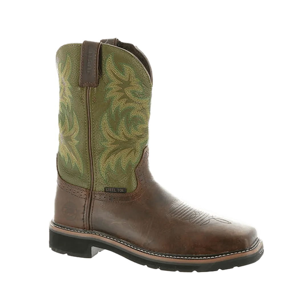 Justin Men's Driller Cowhide Stampede Collection Work Boots