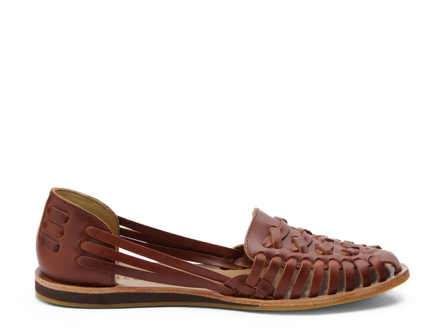 Leather sandals Nisolo Huarache, golden brown