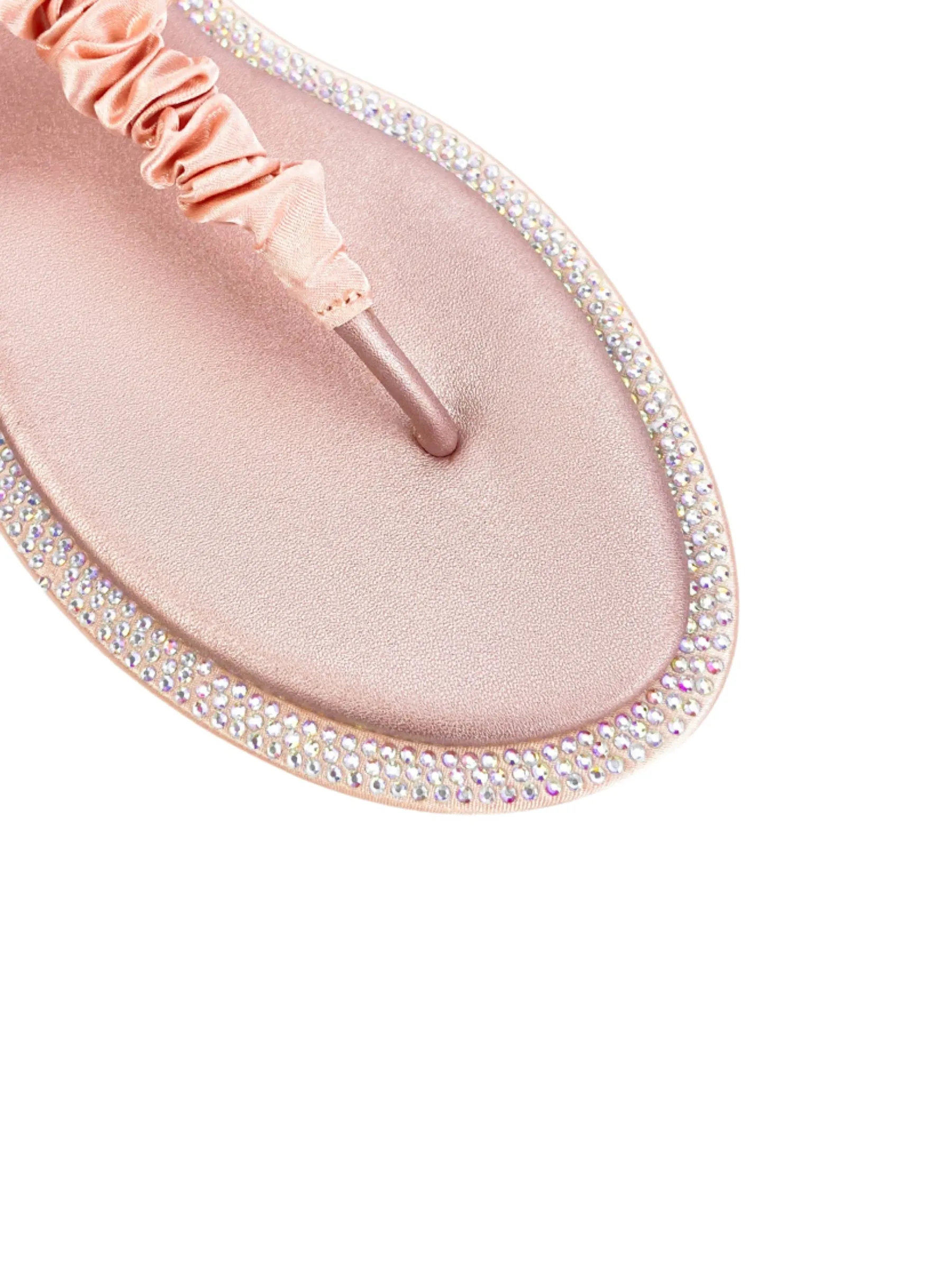 Mary Rhinestone Bow Sandals