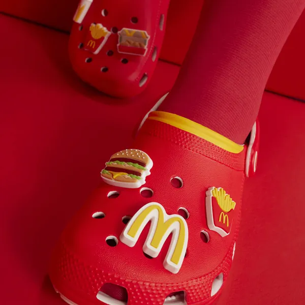 McDonald's x Crocs classic clogs, red