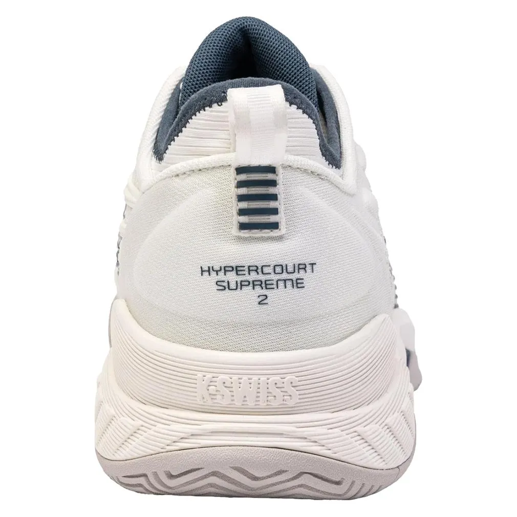 Men's Hypercourt Supreme 2 Tennis Shoes Star White and Moonstruck