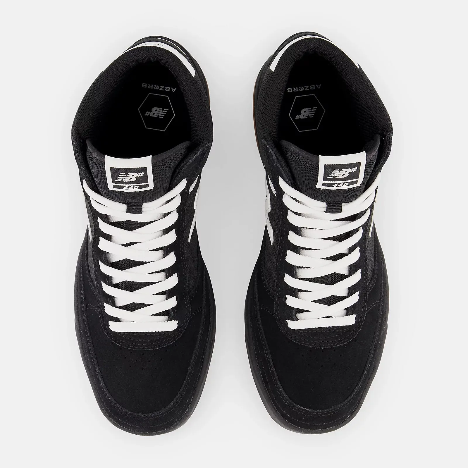 New Balance Shoes Numeric 440 High - Black with White