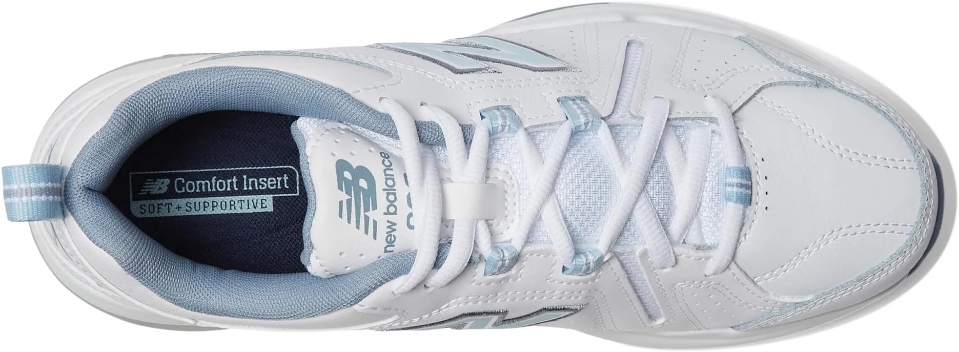 New Balance WX608v5 White/Light Blue