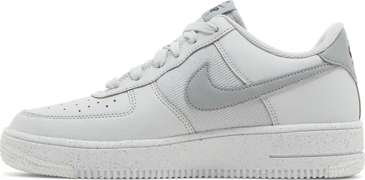 Nike Air Force 1 Crater GS 'Light Smoke Grey' Sneakers, Gray