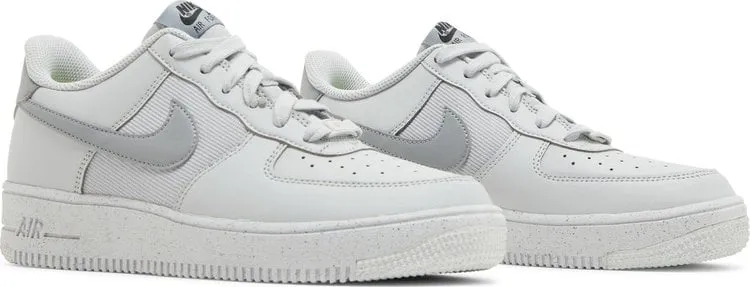 Nike Air Force 1 Crater GS 'Light Smoke Grey' Sneakers, Gray