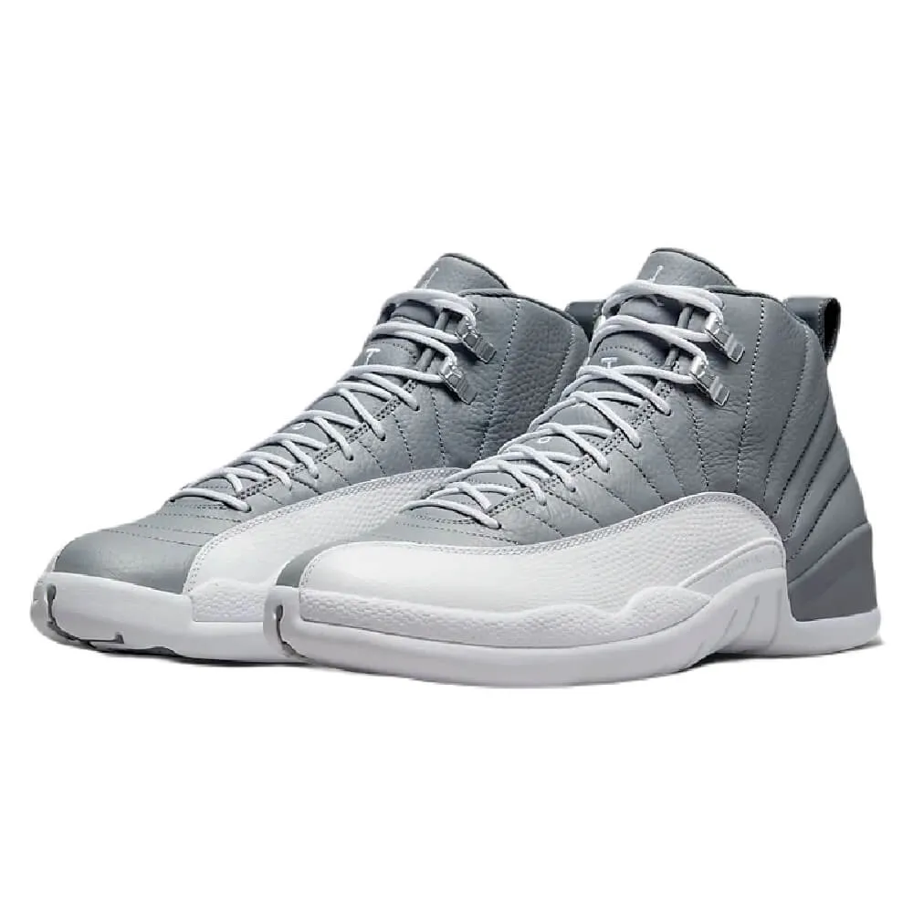 Nike Air Jordan 12 Retro Sneakers, Grey/Light Gray