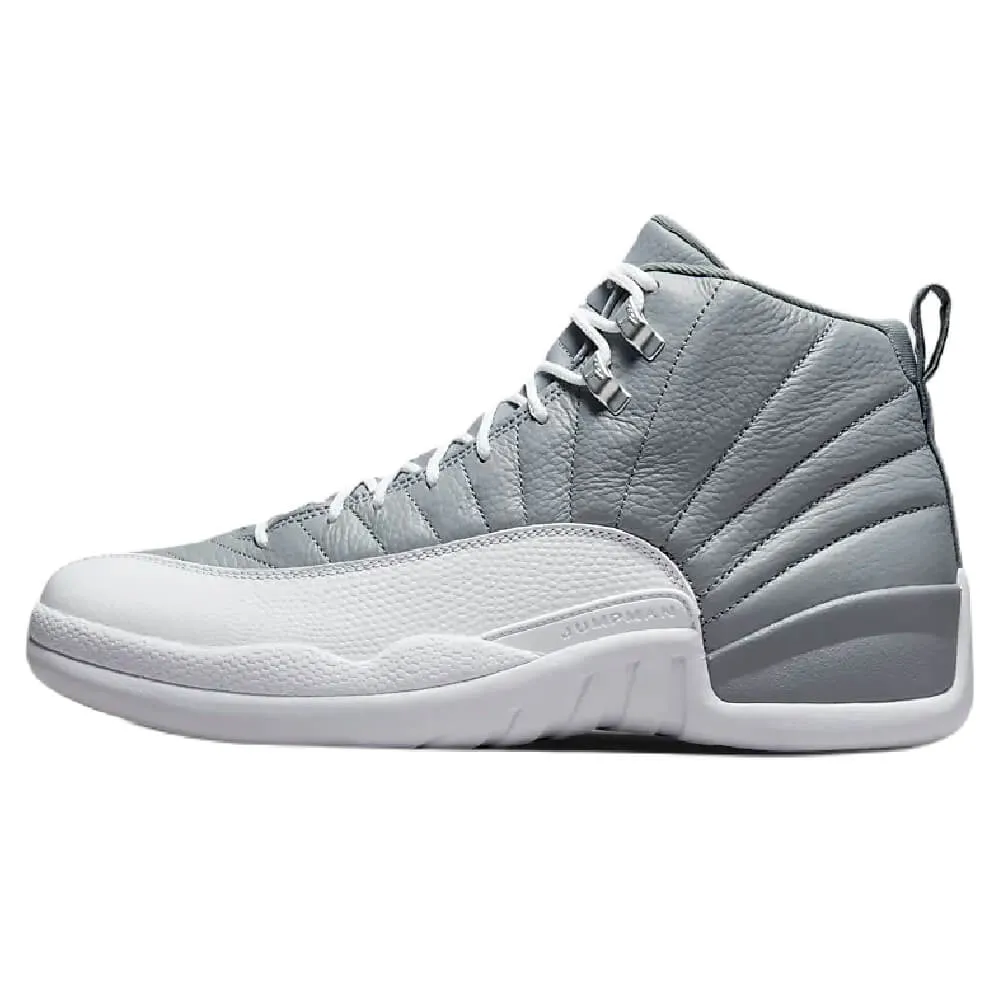 Nike Air Jordan 12 Retro Sneakers, Grey/Light Gray