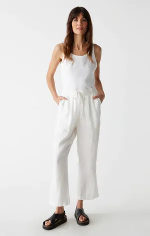 Nolan Pull On Linen Pant