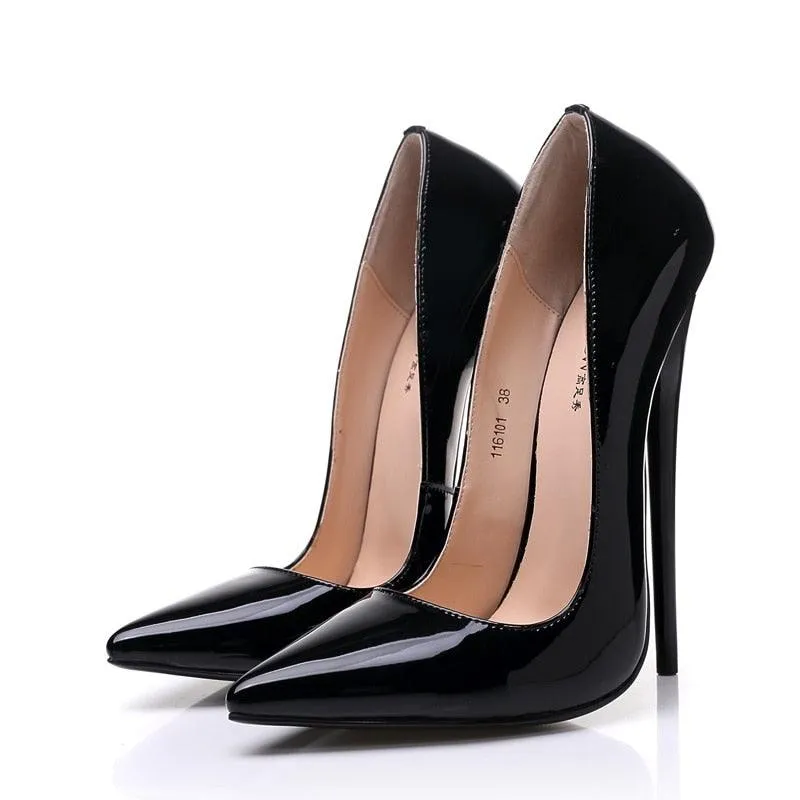 Patent Leather 16 cm High Heel Pumps