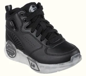 Skechers Kids S Lights Remix Black Light Up Street Boot