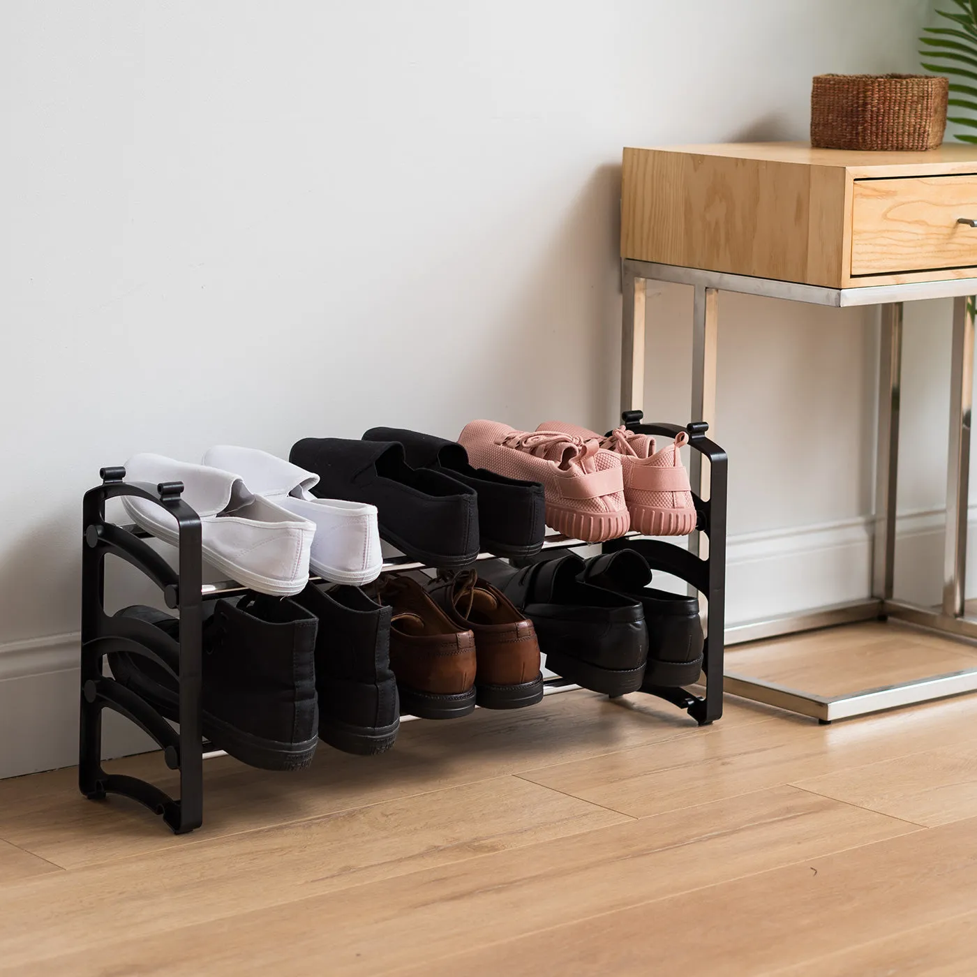 Stackable Shoe Rack - 2 Tier