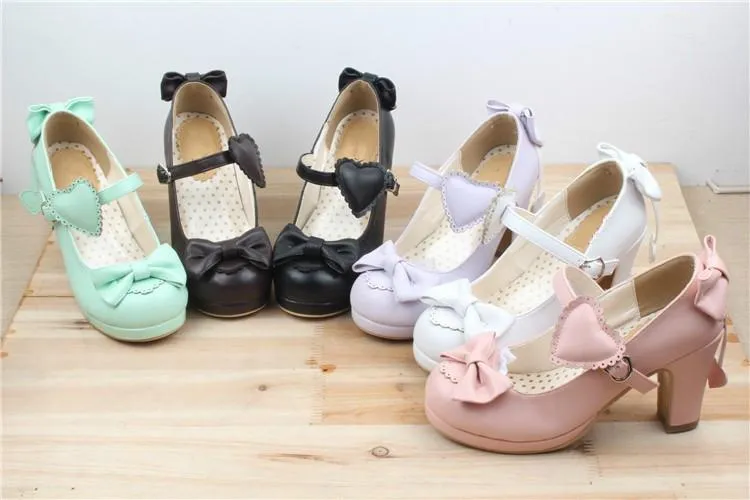 Sweet Heart Lolita Heels