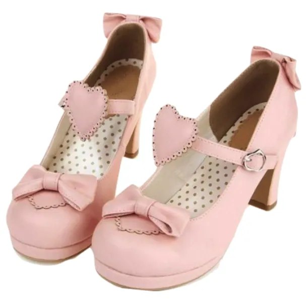 Sweet Heart Lolita Heels