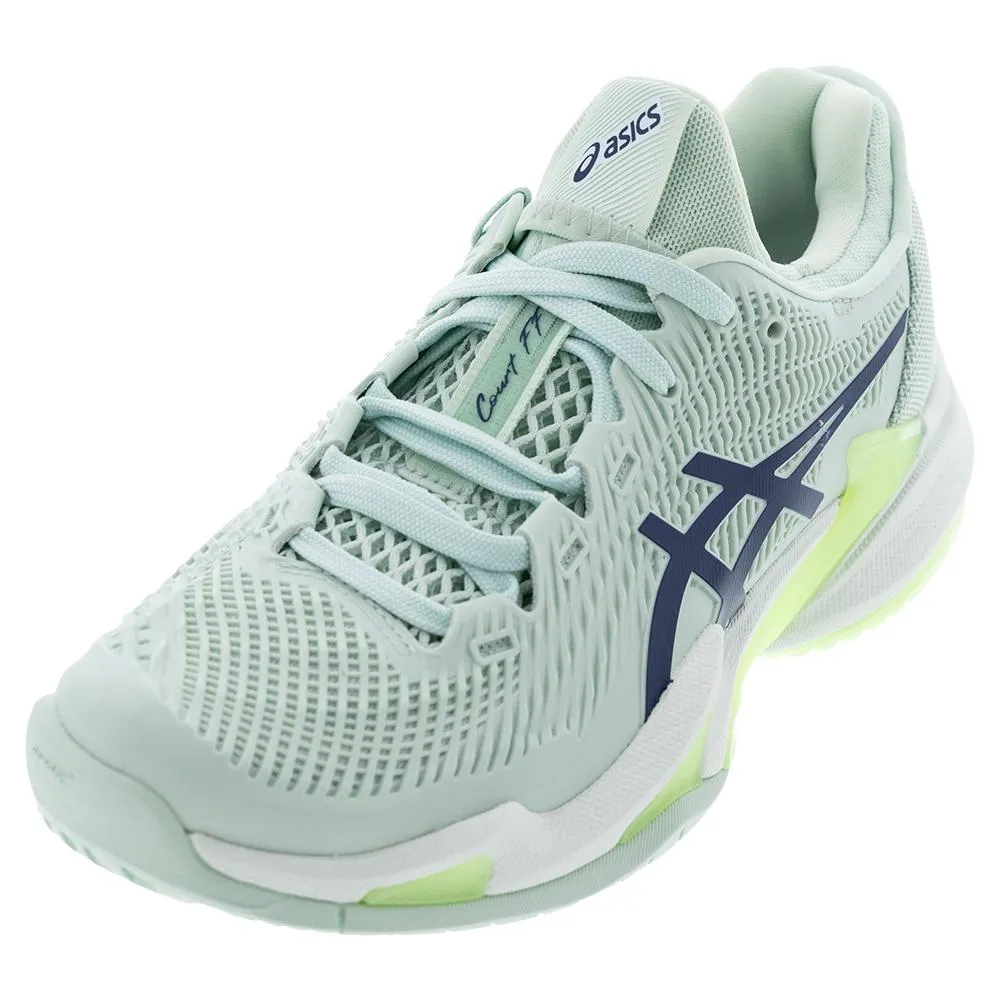 Women's Court FF 3 Tennis Shoes Pale Blue and Blue Expanse