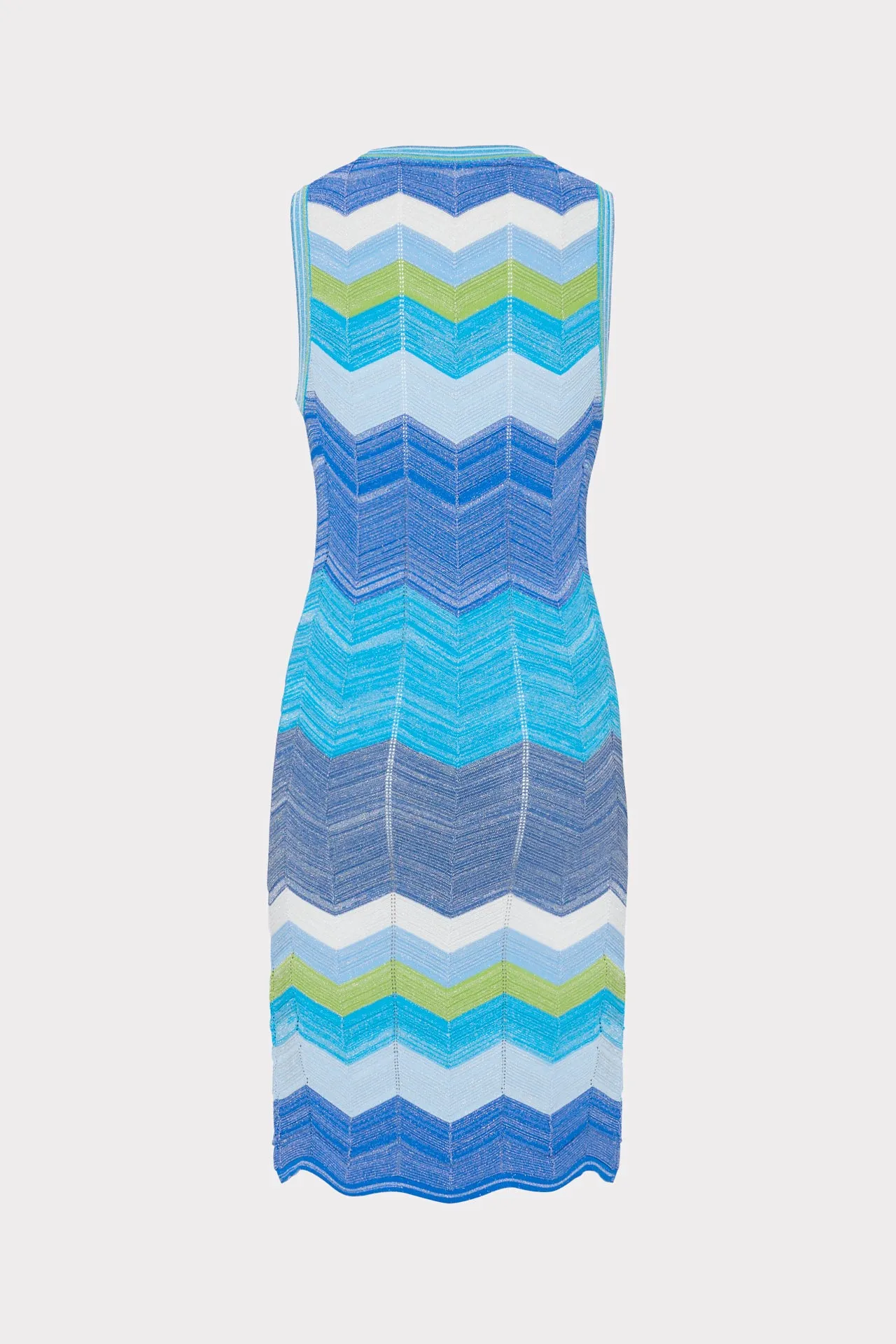 Zig Zag Knit Mini Dress